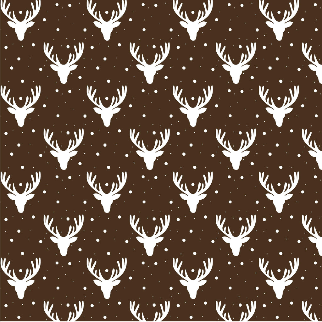 Deer Digital Pattern Design for Sublimation - Instant Download, High Resolution PNG & JPG, Commercial Use, Crafting Paper, Fabric