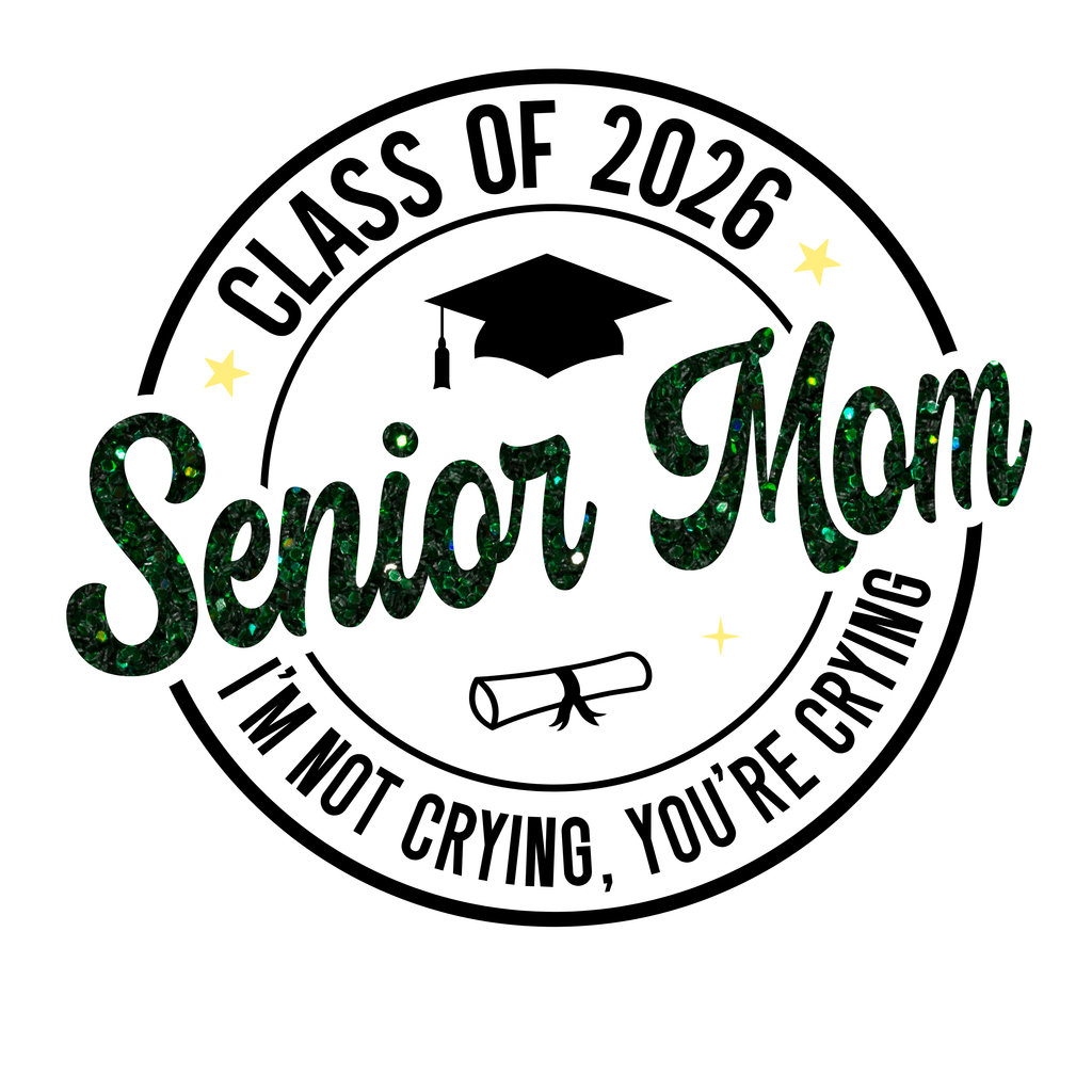 🎓 Senior 2026 Mom/Dad Bundle of 40 (Forest Green/Black)– SVG | PNG | JPG