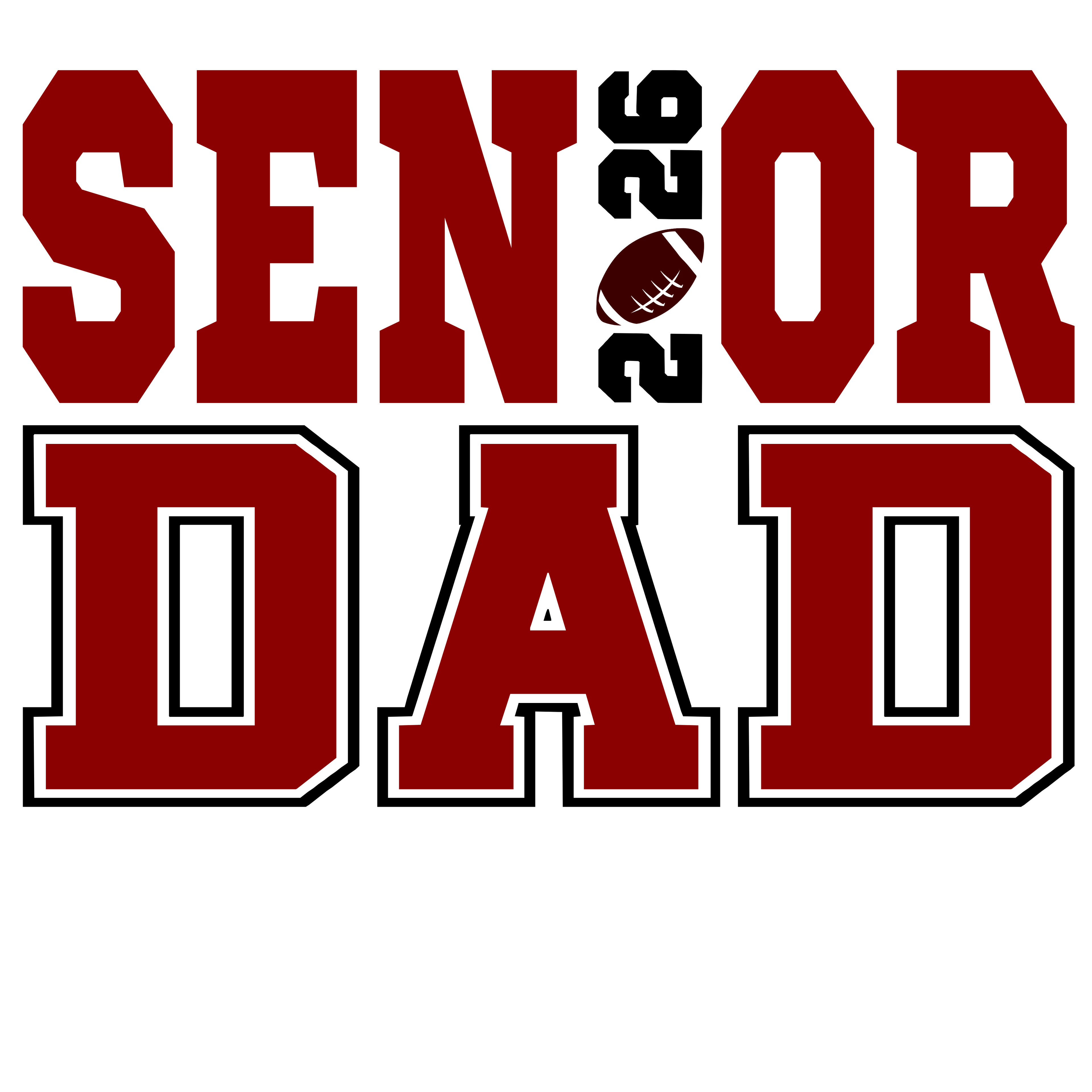 🎓 Senior 2026 Football Mom/Dad SVG/PNG/JPG Bundle of 32 – Digital Files