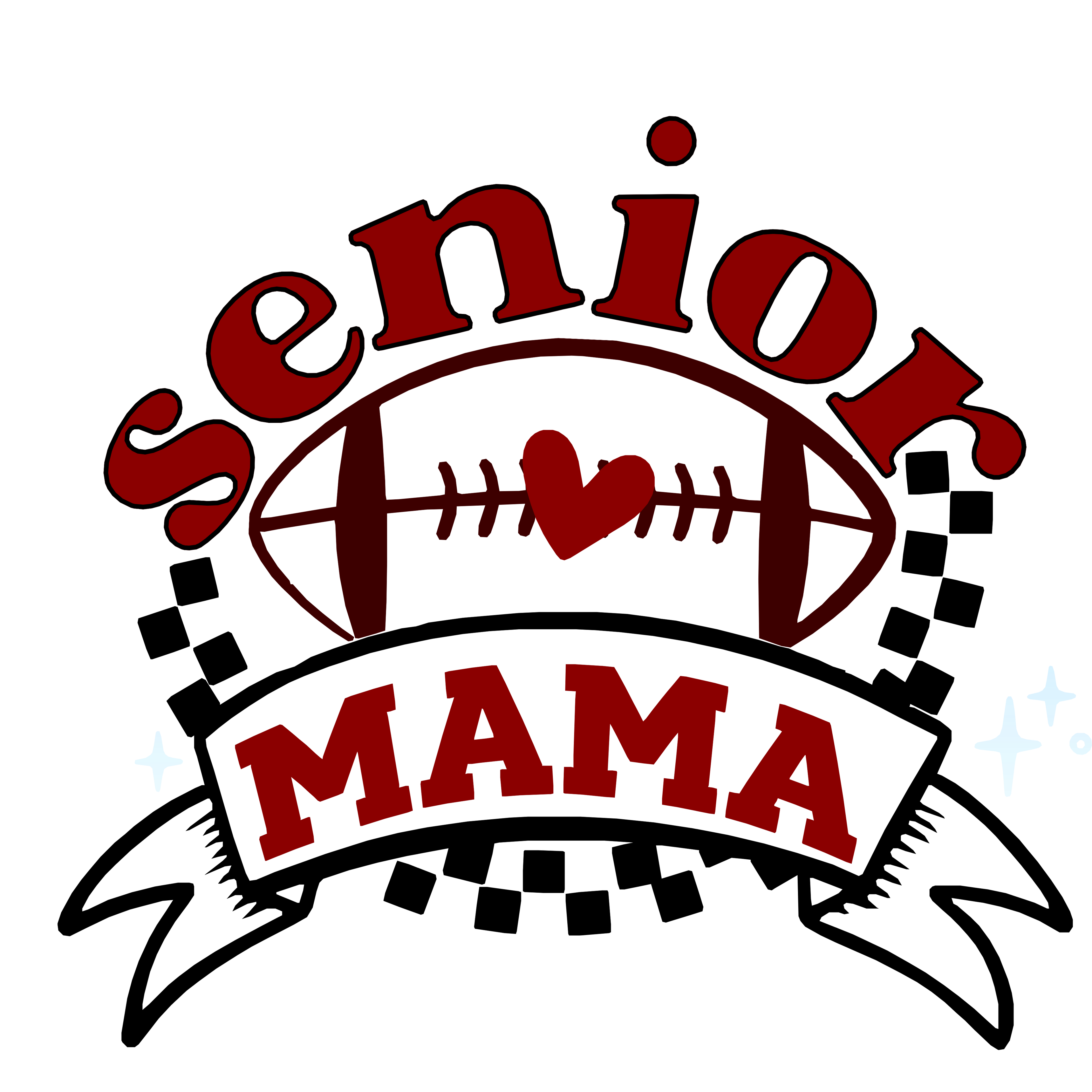 🎓 Senior 2026 Football Mom/Dad SVG/PNG/JPG Bundle of 32 – Digital Files