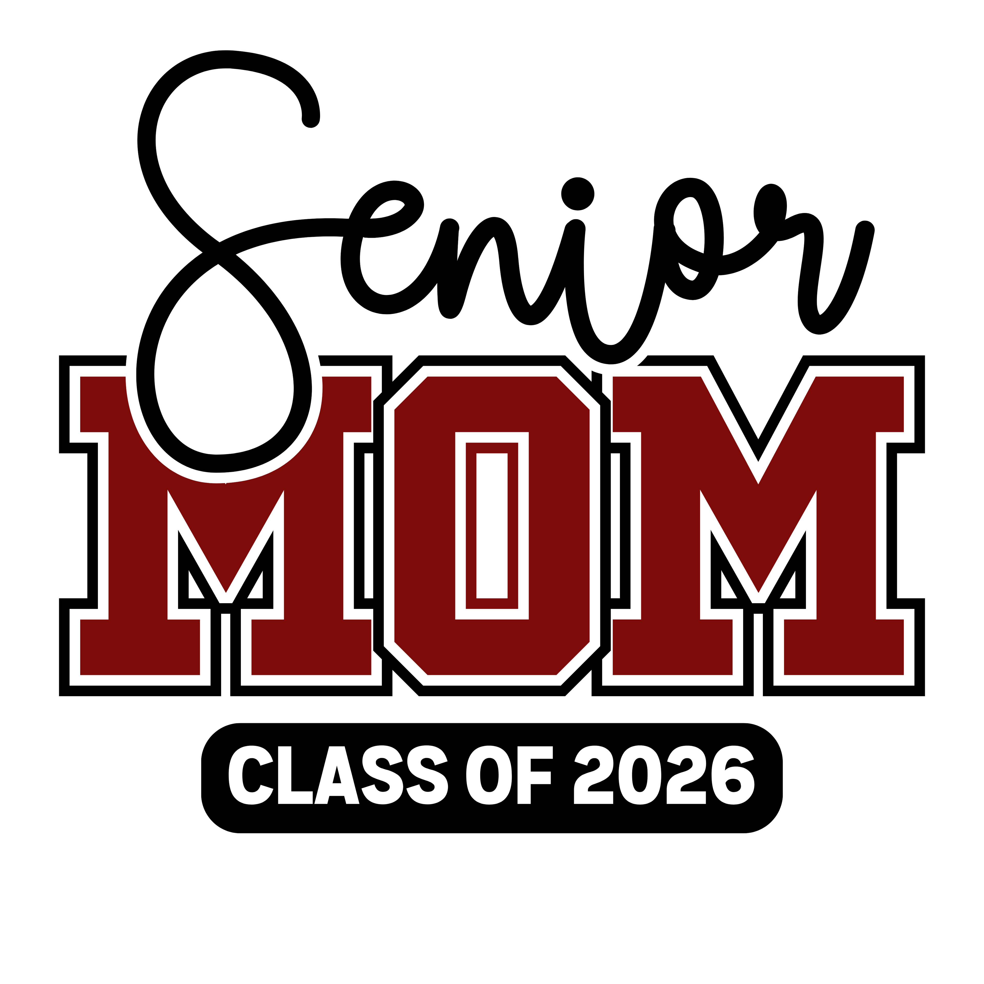 🎓 Senior 2026 Mom/Dad Bundle of 40 – SVG | PNG | JPG