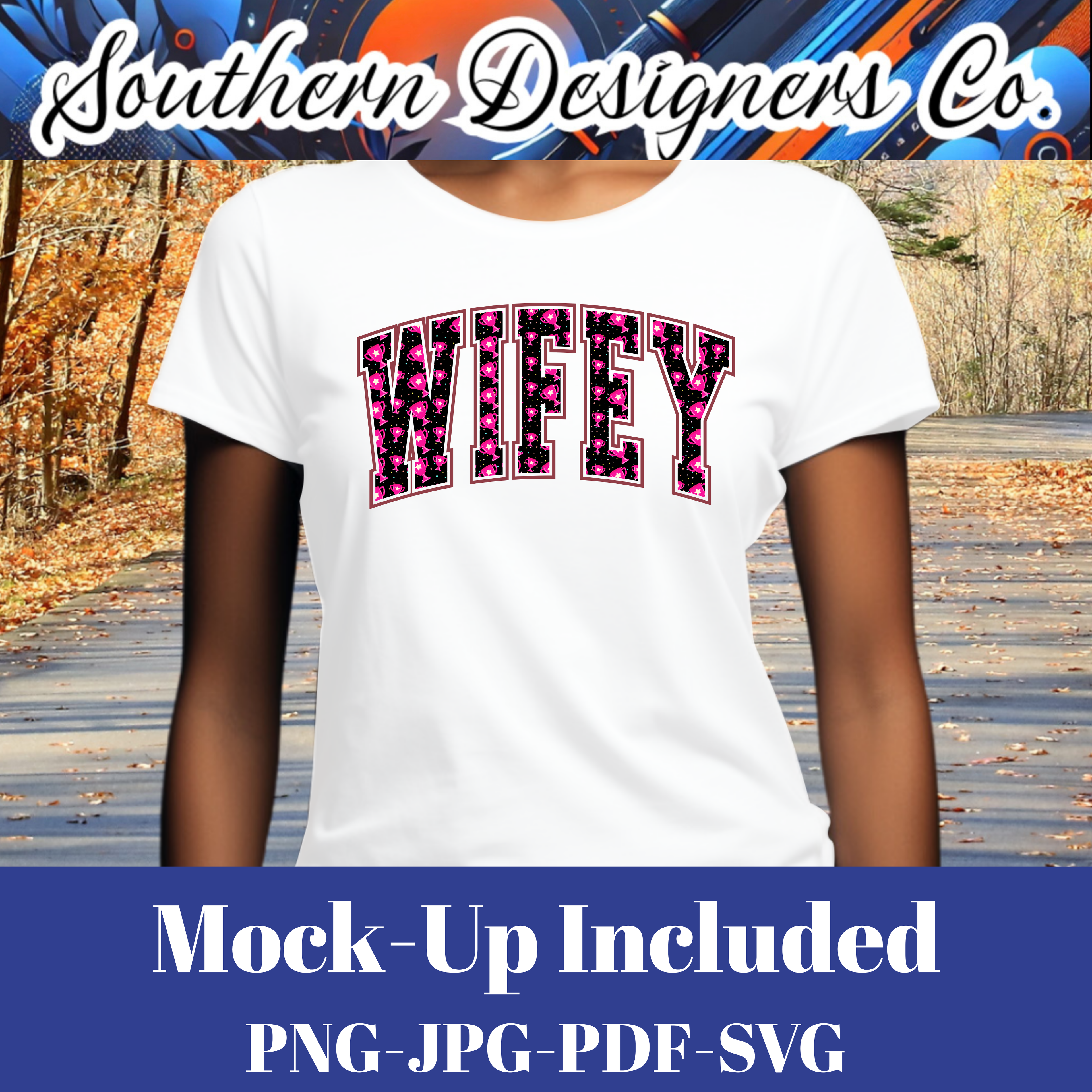 Wifey pink Trophy  SVG PNG JPG – Digital Download Graphic for Shirts, Mugs & Crafts