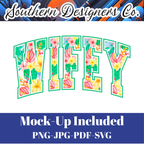 Wifey Floral SVG PNG JPG – Digital Download Graphic for Shirts, Mugs & Crafts