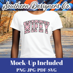 Wifey Light Pink Plaid SVG PNG JPG – Digital Download Graphic for Shirts, Mugs & Crafts