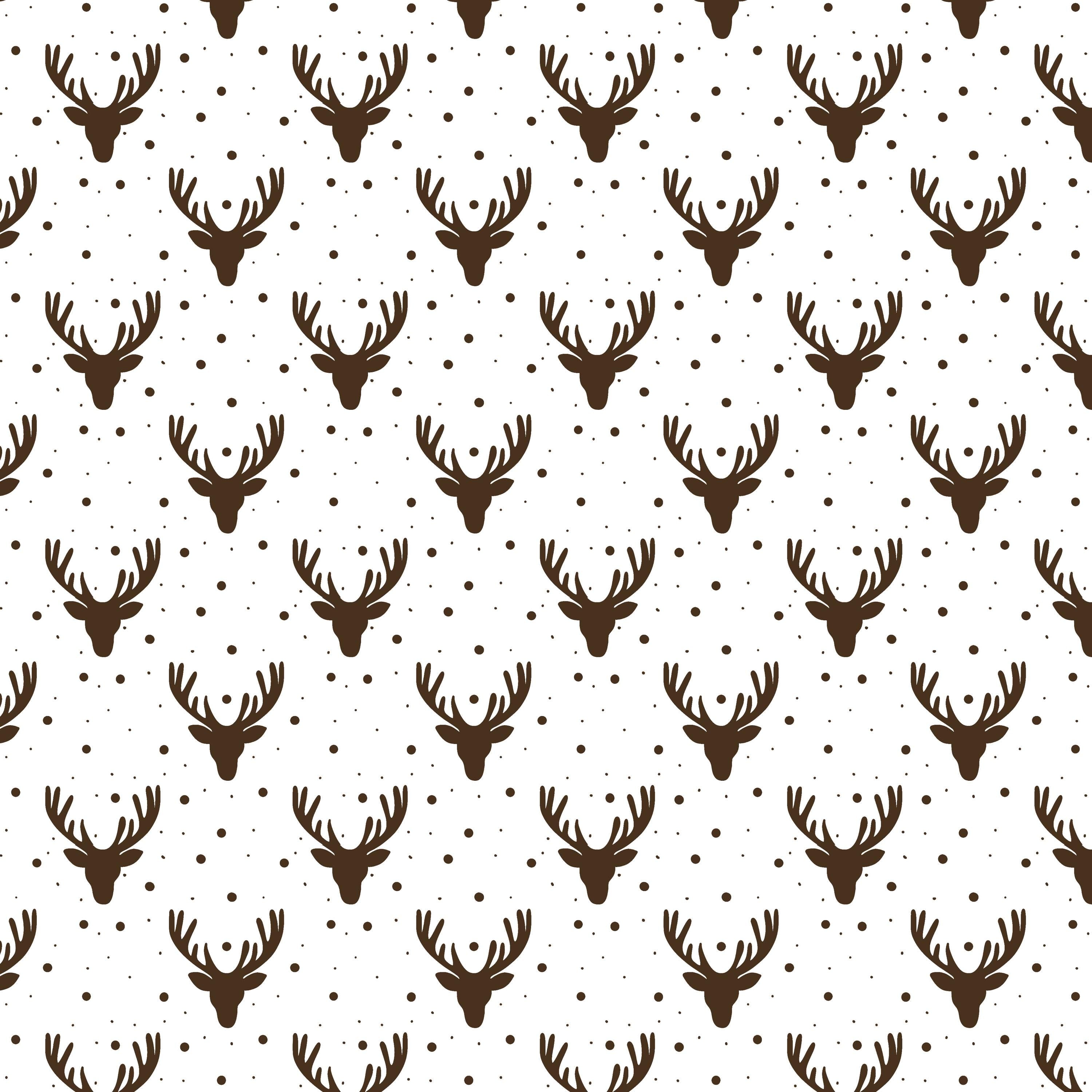 Deer Digital Pattern Design for Sublimation - Instant Download, High Resolution PNG & JPG, Commercial Use, Crafting Paper, Fabric