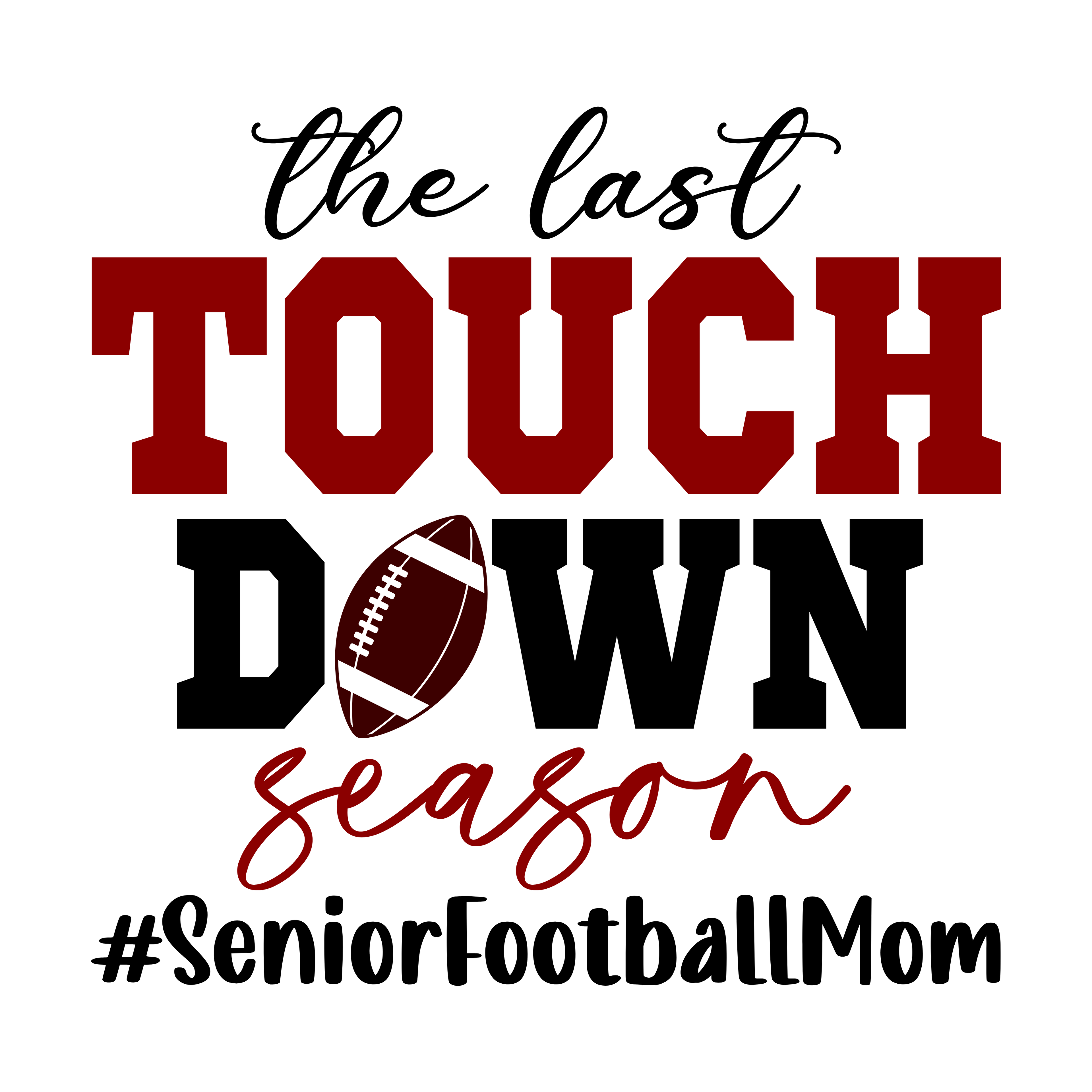 🎓 Senior 2026 Football Mom/Dad SVG/PNG/JPG Bundle of 32 – Digital Files